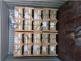 Heavy-duty ISPM-15 heat-treated export crates securely strapped