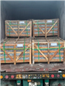 Premium Tumbled Bluestone tiles securely crated