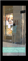Premium Silver Travertine Wall Cladding at Dubai Mall - 60x90x2cm Unfilled Honed
