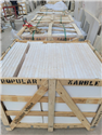White Travertine Slabs Ready for Export