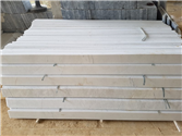 Premium doorsills aligned for quality control measurement checking