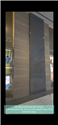 Silver Travertine Wall Panels and Column Decoration at Dubai Mall