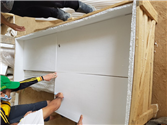 Quality control inspection of sills crating layout
