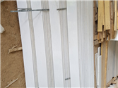 Pre-shipment dry-lay layout checking for StatuarioVN white marble tiles