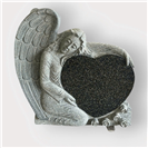 CARVED GRANITE - SLEEPING ANGEL